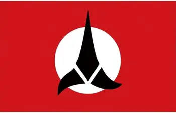 3x5ft poliester decoratiuni steaguri banner personalizat cu Klingonian Pavilion 3x5ft