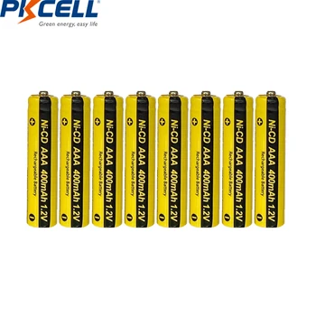 4/8PC PKCELL 1.2 V AAA baterii NICD Reîncărcabilă Baterie 400mAh lumini Solare jucării cu baterii Alimentate cu Butonul de Sus