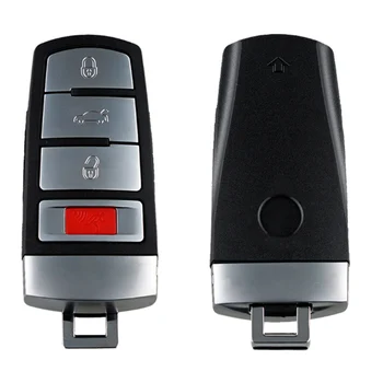 4 Butoane de la Distanță Inteligent Cheie Keyless Cazul Fob Pentru toate modelele VW Passat B6 3C B7 Magotan CC cheie Auto shell