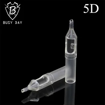 50pcs de Unică folosință 5D Sfaturi Tatuaj 5 Diamond Dimensiune Clară de Plastic Steril Asortate Tatoo Sfat pentru Body Art Transport Gratuit