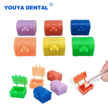 50pcs/lot Cutie eleganta de forma Dintilor Cutie de Depozitare Tooth Fairy Cutie de Memorie Caz Recipient din Plastic pentru Copii Cadouri Dentare Cutii de cadouri