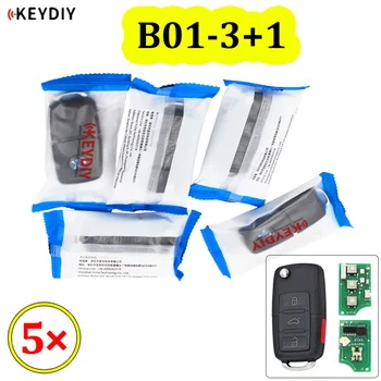 5pcs/lot KEYDIY Seria B B01-3+1 3+1 Buton Universal Control de la Distanță pentru KD900 URG200 KD-X2 Mini KD de A Genera Noi de la Distanță