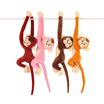 65CM 4 Culori Kawaii Lung-Braț în Formă de Maimuță Bumbac Jucării de Pluș Pentru Copiii Animal Papusa Cadou de Casa de Decorare Ziua de nastere Cadouri