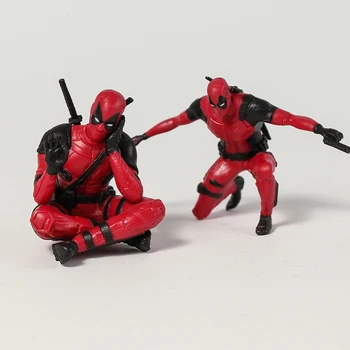 6cm Marvel Deadpool Figura PVC Model de Jucărie Decor Figurine Anime Cadou