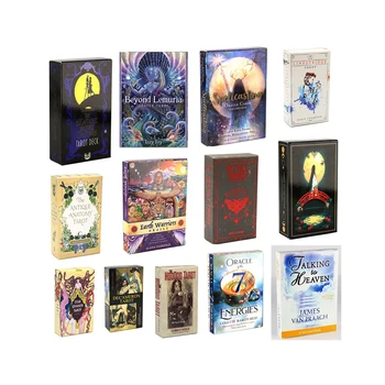78Card Oculte Oracol Tarot Divinație Tabla de Sah, Joc de Cărți de Tarot cu PDF Ghid de Joc pentru Petrecere Femei Fete Utilizare