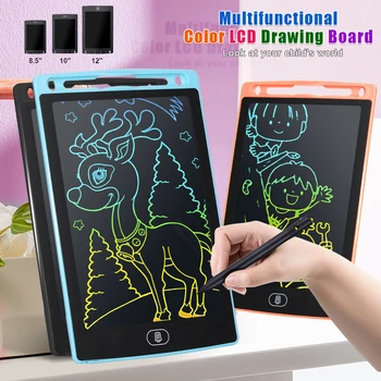 8.5/10/12 Inch LCD Comprimat Desen Desen Electronic Tabla de Scris Colorate scris de mână Pad Boy Fata de Copii Jucării pentru Copii Cadouri