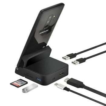 8 În 1 de Tip C HUB Docking Station Telefonul Sta Dex Pad Stația C USB La HDMI compatibil cu Dock Încărcător de Putere Kit pentru pentru Samsung