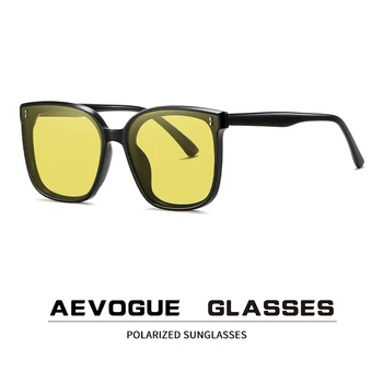 AEVOGUE Noua Moda de Conducere Polarizat ochelari de Soare pentru Femei Transparent Pătrat Retro în aer liber ochelari de Soare Unisex UV400 AE1050