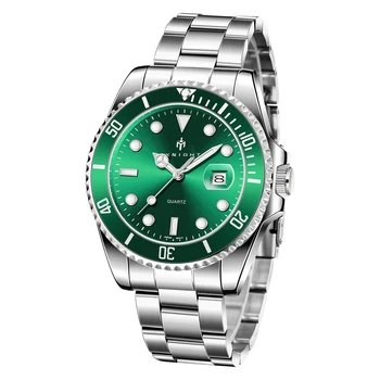 AKNIGHT Noul Ceas pentru Bărbați Cuarț Circulație din Oțel Inoxidabil de Afaceri Impermeabil Ceasuri Originale Data Ceas Relogio Masculino