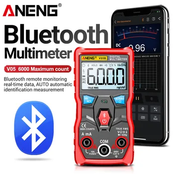 ANENG V05B Digital, 6000 De Capete de acuzare Profesionale Multimetru Analogic AC/DC Curenți de Tensiune Mini Testere True RMS Bluetooth Multimetro
