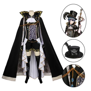 Anime Black Butler Ciel Phantomhive Soare Trezire Cosplay Costum făcut la comandă