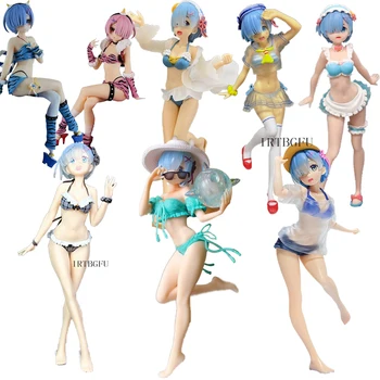Anime Re:Viața într-o lume diferită de zero Cifră de costume de Baie Rem Figura PVC Figura de Acțiune de Colectare Figura Anime Jucarii Model