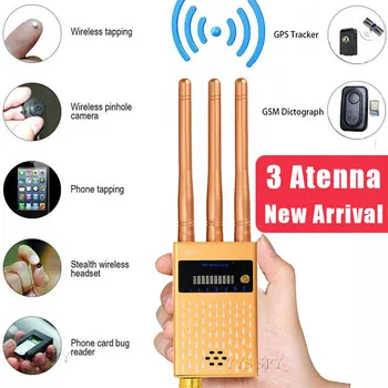 Antena 3 Profesionale G619 Anti Spy Detector RF Semnal CDMA Finder Pentru GSM Bug Tracker GPS, Camera Wireless Ascunsa cu urechea