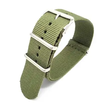 Armata Militară Retro Vintage Nylon Ceas 18 20 22 mm Verde țesătură watchbands Bandă Curea Cataramă de curea 24mm accesorii