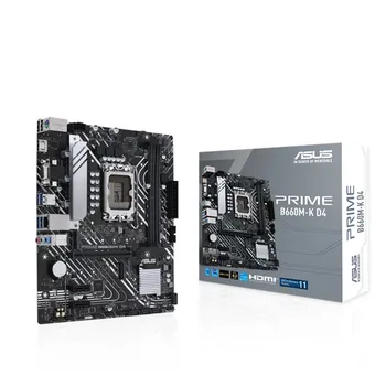 ASUS PRIM B660M K D4 B660 DDR4 PCI-E 4.0 5333+(OC) MHz 64G Suport 12 Gen Socket LGA 1700