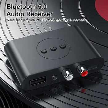 Auto compatibil Bluetooth Audio Receiver 3 5mm Conector Stereo Hands-free, Adaptor Wireless Profesionale, Echipamente de Sunet
