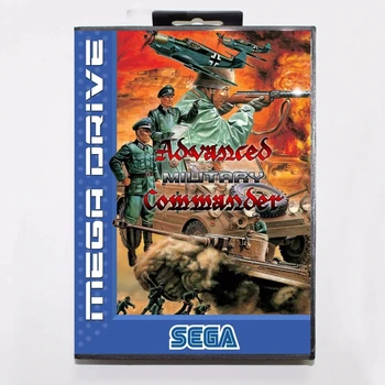 Avansat Comandant Militar 16bit MD Carte de Joc Pentru Sega Mega Drive/ Genesis cu Cutie de vânzare cu Amănuntul