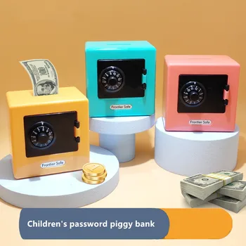 BANCOMAT, Mini-seif pusculita Desene animate Codul de Depozit Bancar de uz casnic ornamente de Bancnote Cutie Monede de Numerar de Stocare Cadou de Crăciun