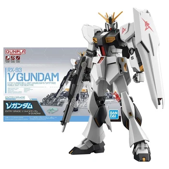 Bandai Reale Gundam Model Kit Anime Figura de EXEMPLU 1/144 RX-93 V Gundam Colectare Gunpla Anime Acțiune Figura Jucarii pentru Copii