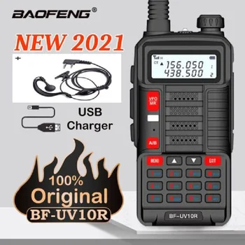 BAOFENG UV-10R SUNCA Două Fel de Radio CB de Comunicare fără Fir Încărcător USB Cască de Conducere Camping 136-174Mhz 400-520Mhz de Emisie-recepție