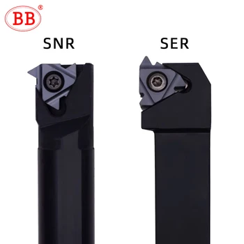 BB SNR SER Indexabile Fir de Cotitură Suport Instrument Intern Extern Bar Strung HSS Cutter SER1616 SNR0012 11IR 16NR 16ER Tip Șurub