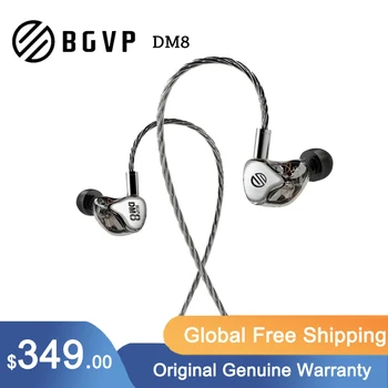 BGVP DM8 Căști de Anulare a Zgomotului Căști Knoweles+Sonion 8BA prin Cablu Bass Dulce Vocale In-Ear Model de Cască