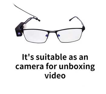 Bodyworn camera Mini Camera de pe ochelari , potrivit ca un aparat de fotografiat pentru unboxing video , mini-dimensiune camera de telefon , interfata USB