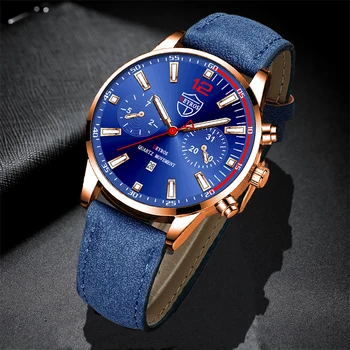 Brand de Moda Mens Ceasuri de Lux din Oțel Inoxidabil Cuarț Ceas de mână pentru Bărbați Casual Sport din Piele Luminoasă Ceas relogio masculino