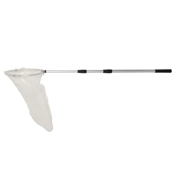 Bug Net Fluture Prinderea Net de Pește Nylon Plasă cu Mâner Telescopic pentru Adulți și Copii,cu posibilitate de prelungire până La 37 cm La 68 Cm.