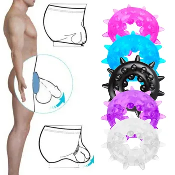Bărbați Slip Transparent Oana Inel G-String De Înaltă Elastic Cockring Lenjerie Tanga Moale Inele Brățară Pentru Bărbați Sexy