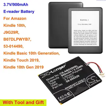 Cameron Sino 900mAh E-reader Baterie 58-000226 pentru Amazo n Kindle 10,J9G29R,53-014490,Kindle Touch 2019,Kindle 10 Gen 2019
