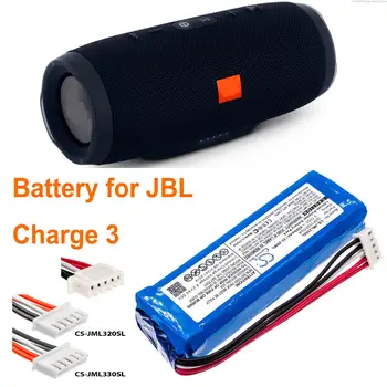 Cameron Sino Baterie de 6000mAh GSP1029102A(CS-JML330SL) pentru JBL Charge 3, vă rugăm să verificați locul 2 rosii si 2 fire negre
