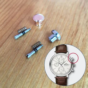 ceas din oțel împingător butonul pentru IWC Portofino Familie cronograf automat ceas IW3910 viziona piese de instrumente