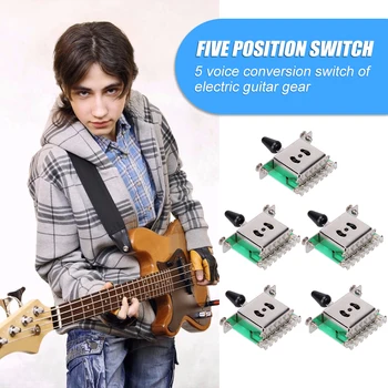 Chitara Pickup Selector de Joc 5 Mod de Provizii Comutatorul de Ton Iubitorii de Muzica de Chitara pentru ST MP Electric Guitarra Piese