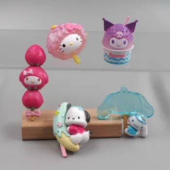 Cinnamoroll Figura Anime Kawaii Papusa DIY Cazul Iphone Tort Accesorii Decorative Model de Desene animate Jucarii Sanrio Jucărie Cadouri Decorative