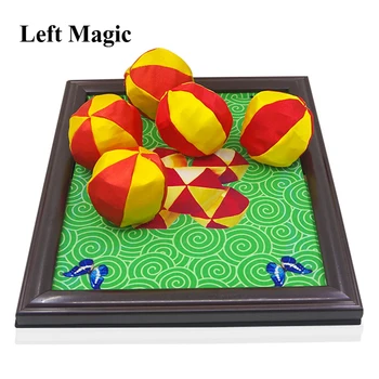 Colorate Bile De La Placa De Desen Cu 5 Bile Trucuri Magice Bile Care Apar Din Imagine Stadiu Magic Recuzita Iluzii