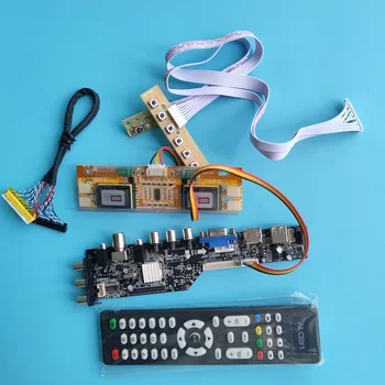 Controler de bord Kit M190PW01 V0 M190PW01 V1 AV TV USB DVB-C DVB-T 4 CCFL LCD Digital Panou compatibil HDMI VGA 1440*900 19