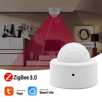 CoRui Tuya Zigbee3.0 Omului Senzor de Mișcare Smart Home Senzor de Mișcare PIR Detector de Securitate de Viață Inteligentă Funcționează Cu Alexa de Start Google