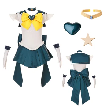Cosplay Anime Sailor Stars Uranus Haruka Tenoh Supers Versiune De Costum De Luptă