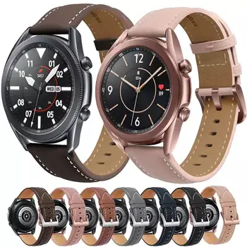 Curea din piele pentru Samsung ceas 46mm/Active2 /Huawei watch GT2/Amazfit GTR împletitură de sârmă pentru Samsung watch 3 înlocuire curea