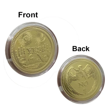Da/Nu-Decizia Monedă Comemorativă Da sau NoSouvenir Provocare Colectie de Monede de Argint Colectie de Arta Cadouri Artizanat Picătură de Transport maritim