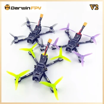 DarwinFPV Copil Maimuță Pro V2 3 Inch FPV Drone Quadcopters 142mm cu Motor fără Perii Caddx F4 AIO Zbor Controller VTX Elice
