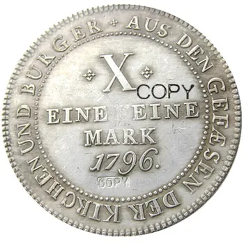 DE(38)Germania Frankfurt Taler 1796 HGBH Argint Placat cu Copia Monede