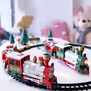 De cale ferată de tren de crăciun electrique tren electric set tren de jucărie jucarii pentru copii ferrorama eletrico completo