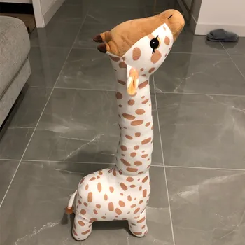 De Dimensiuni mari 67cm Simulare în Picioare de Girafa Jucărie de Pluș ține de perne Moi Umplute de Animale cerb de Dormit Păpușă Jucărie copii Cadou de Ziua de nastere