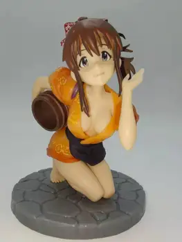 De Idolmaster Milioane Trăiesc Satake Minako Poka Serviciu Ver Model la Scară Anime Fete Sexy figurina PVC Papusa Toyssize