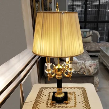 De înaltă calitate de moda de Lux cristal negru lampă de masă dormitor lampă de noptieră lămpi scurtă decor modern, led lampă de masă