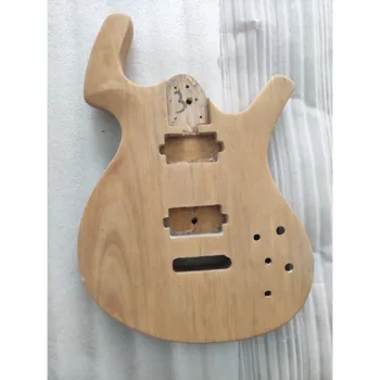 Defecte Rare chitara electrica corp neterminate din lemn masiv de mahon essencial culoare stoc produse made in china DIY chitara piese