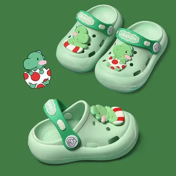 Desene animate drăguț Pantofi de Vara pentru copii pentru Copii Sandale Papuci Pentru Fete Baieti Interior Portabil EVA Copii Toddler Gaura Tobogane cu Talpă Moale
