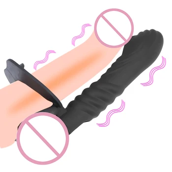 Dildo Butt Plug Vibratoare Jucarii Sexuale Pentru Cupluri Vagin Plug Curea Pe Scula Penisul Dubla Penetrare Anal Plug